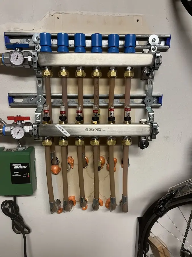 Plumber performing Leak Detection at a residential property in Lemmon Valley